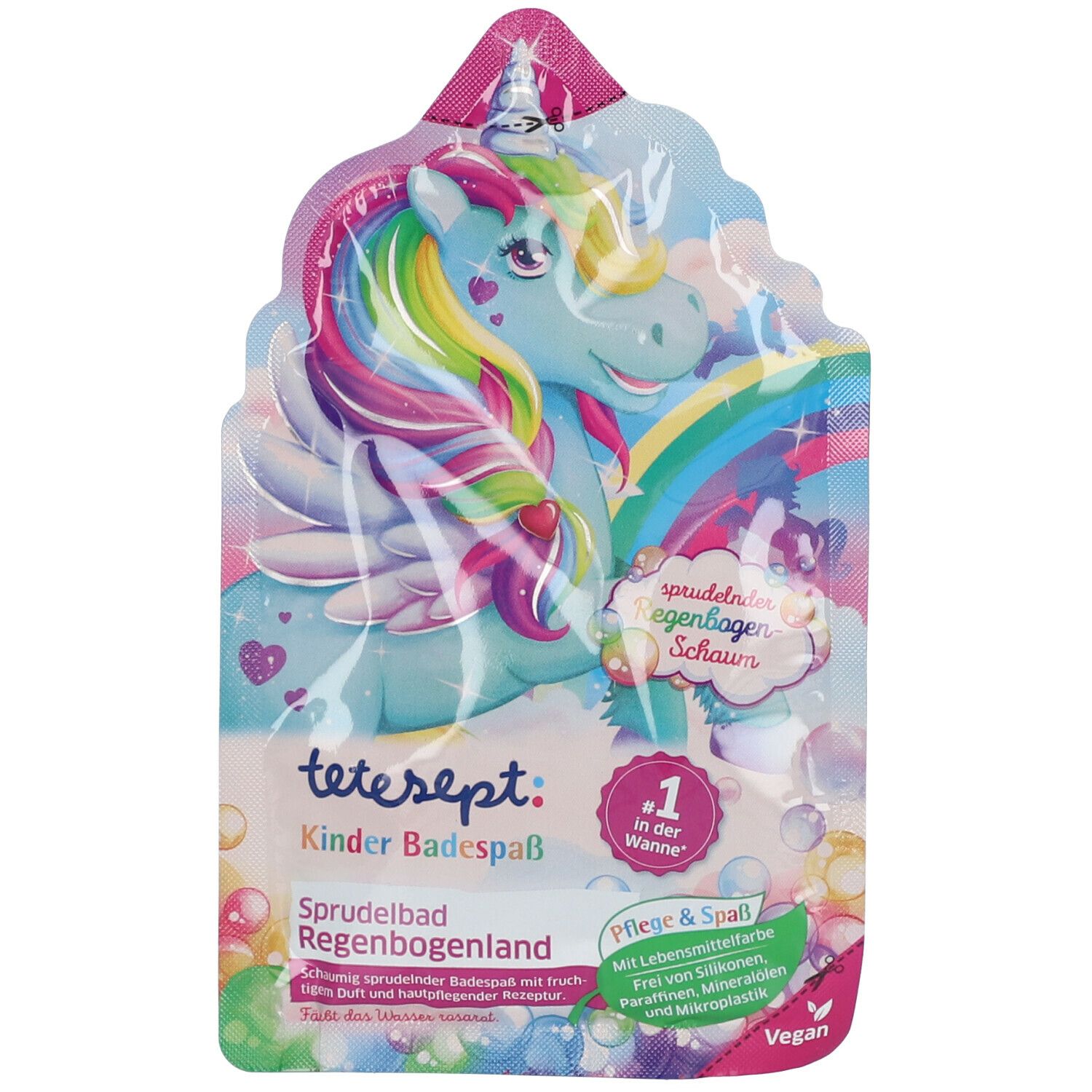 TETESEPT Kinder Badespaß Sprudelbad Regenbogenland